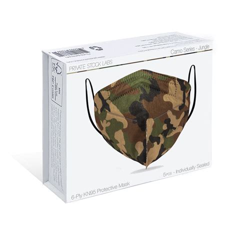 KN95 Protective Mask - Camo Series - Jungle (Pack of 5) – Private Stock ...