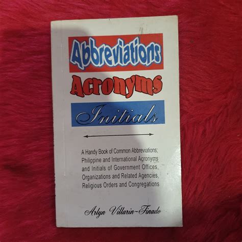 Abbreviations Acronyms Initials (Handy Book) | Shopee Philippines - acronym for philippines
