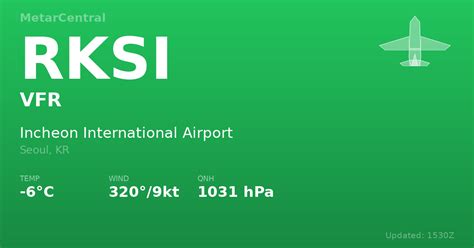 RKSI Weather | VFR - Incheon International Airport | METAR & TAF