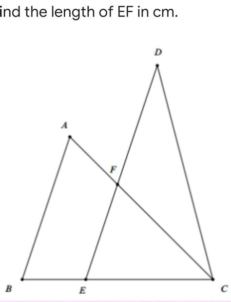3. In the picture below, triangles ABCand CDE have the same areas. Let ...