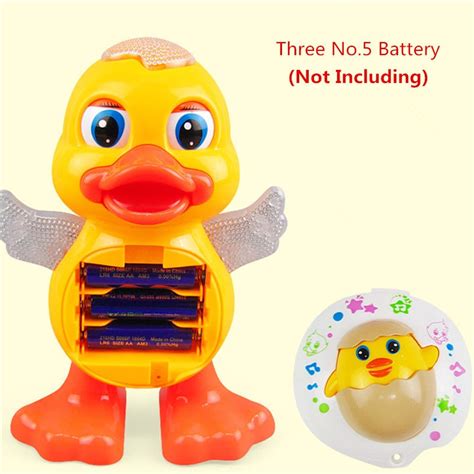original Dancing Duck Educational Toy Musical Lighting Doll Interactive ...