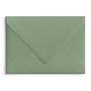 Spruce Green A7 Euro Curved Flap Invitation Envelopes - Pack of 50 ...