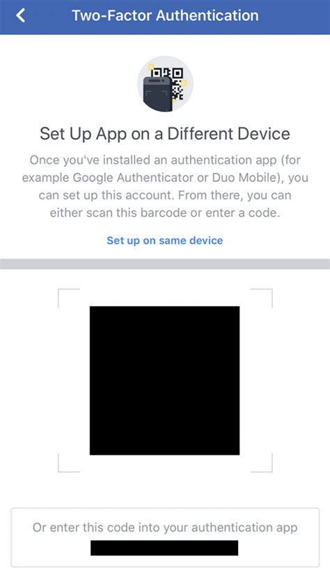 Image result for Facebook Two-Factor Authentication Code