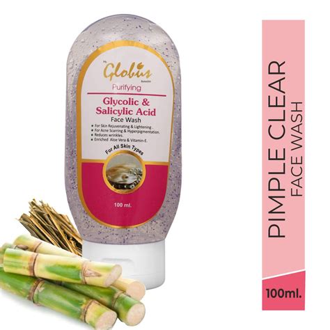 NatureFit Shop | Globus Naturals Glycolic & Salicylic acid Pimple clear ...