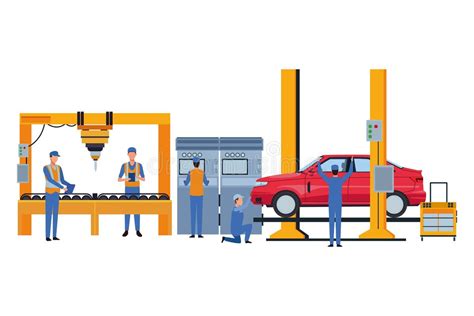 Manufacturing Cartoon 的图像结果