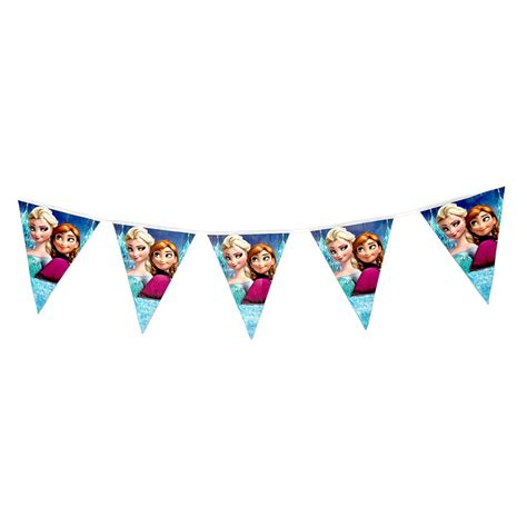 Frozen Theme Birthday Wall Banner | Kid's Theme Party Paper Banner ...