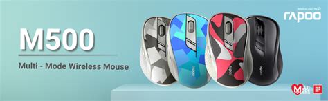 Amazon.in: Buy RAPOO Bluetooth Wireless Mouse, M500 Silent Multi Mode ...