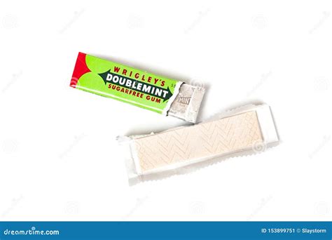 Wrigley`s Doublemint Sugarfree Chewing Gum Editorial Photo ...