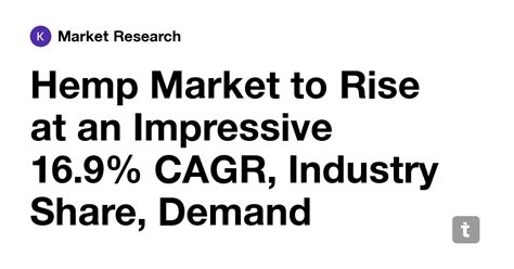 Hemp Market to Rise at an Impressive 16.9% CAGR, Industry Share, Demand ...
