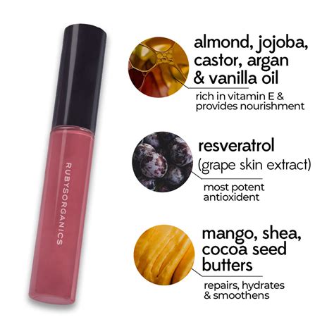 Lip Oil Gloss: Grapevine | Ruby's Organics | Official Site