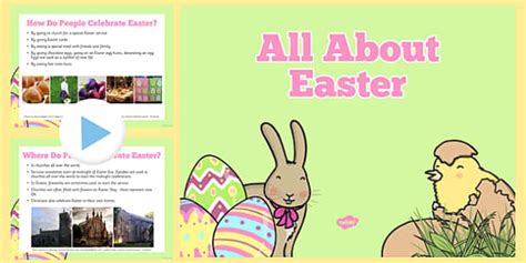 Why Do We Celebrate Easter? Powerpoint- easter, information, eyfs, ks1, all
