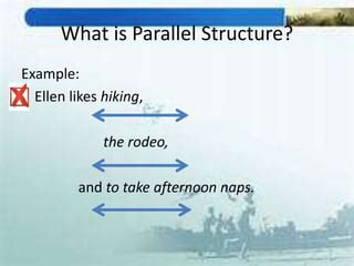 Image result for Use Parallel Structures
