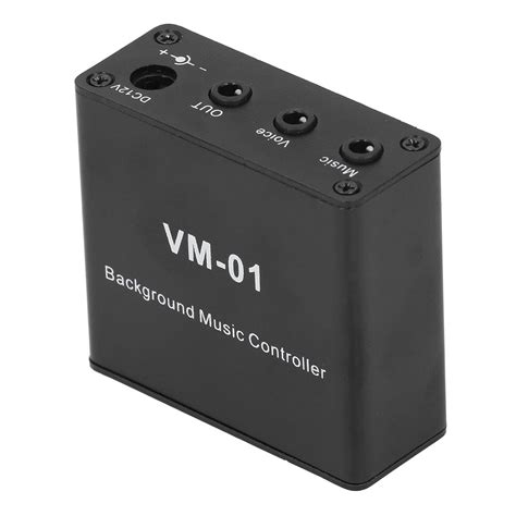 Audio Controller, Background Music Controller Aluminum Black Excellent ...