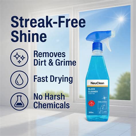 NEUCLEAN GLASS CLEANER 500ML – Newest