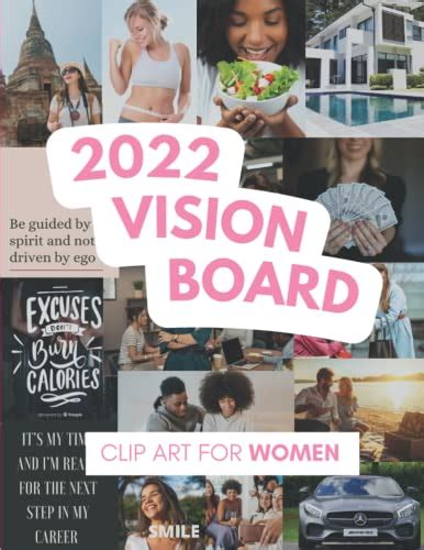 Buy 2022 Vision Board Clip Art For Women: A Vision Board Kit To ...