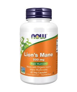 NOW Lion Mane 500mg | X Sport shop