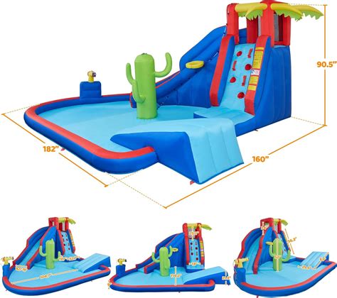 Yaheetech Inflatable Water Slide, Blow Up Water | Ubuy India