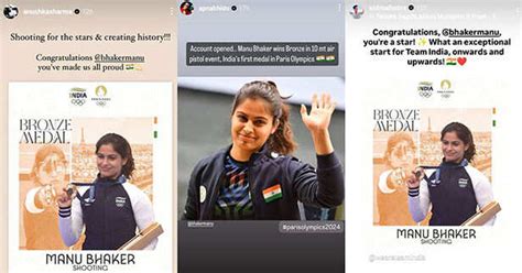 Deepika Padukone, Alia Bhatt and more shower love on Manu Bhaker ...