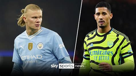 Manchester Cit v Arsenal: William Saliba be able stop Erling Haaland ...