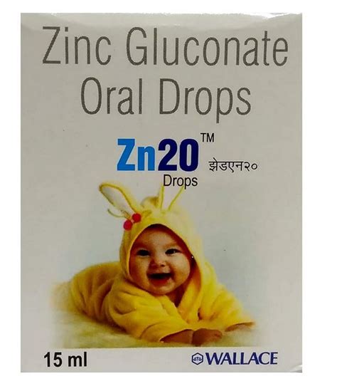 Zn20 Paed 20mg/ml - Bottle of 15ml Drops : Amazon.in: Health & Personal ...