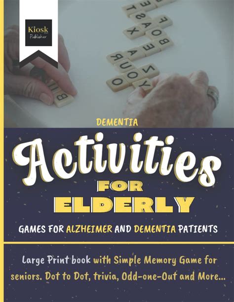 Kiosk 2000 Publisher Large Print Book with Memory Games for Dementia ...