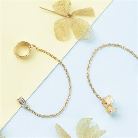 Hanging CZ Gold Plated 925 Sterling Silver Two Way Earrings – Zavya