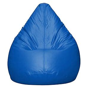 Solid Bean Bag Chair For Bedroom, Living Room Lounger - Without Beans ...