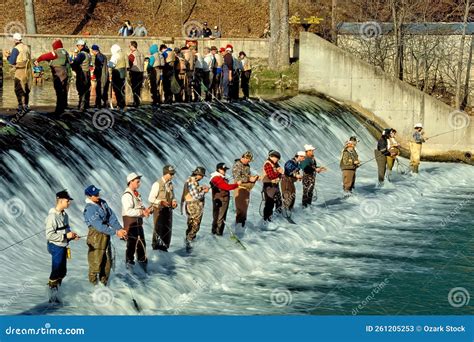 Trout Season Opening Day at Bennett Spring State Park Missouri ...