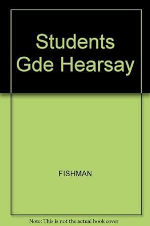Buy Students Gde Hearsay Book Online at Low Prices in India | Students ...