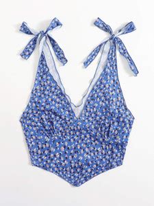 Aahwan Casual Printed Women Blue Top - Buy Aahwan Casual Printed Women ...