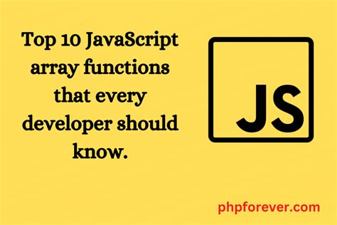Image result for JavaScript Array Functions