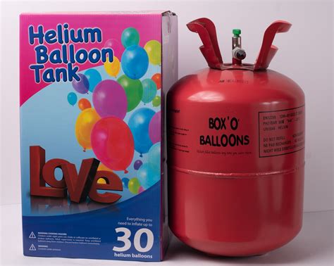 Buy Disposable Helium Tank - Balloon Time Kit with Ribbons and Balloons ...