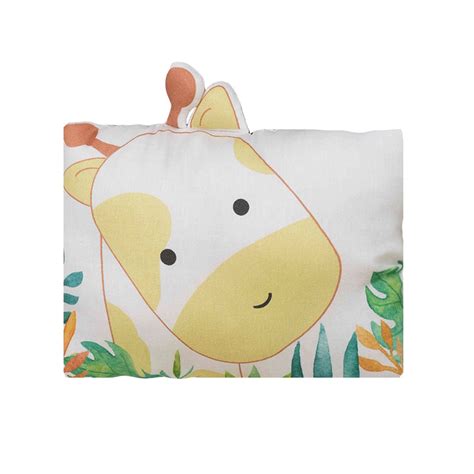 Organic Pillow & Bolsters- Giraffe – Popup Kids