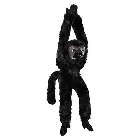 Buy Wildlife Tree 18 Inch Hanging Stuffed Black Lemur Plush Monkey ...