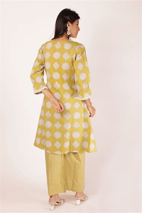 PURVA CO-ORDS SET - YELLOW – Phool Booti