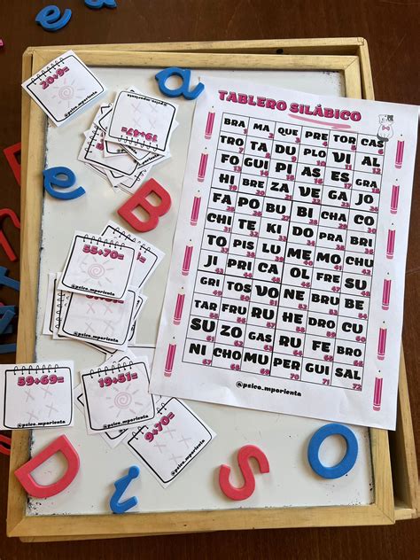 tablero silábico archivos - Aula en Juego