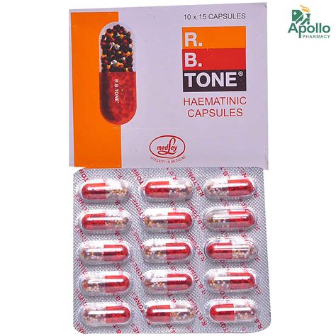 RB Tone Capsule 15's Price, Uses, Side Effects, Composition - Apollo ...