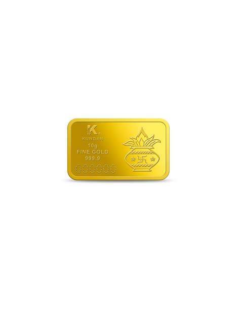 Buy Kundan Lakshmi Ganesh 10 gram Gold Bar I CoinBazaar