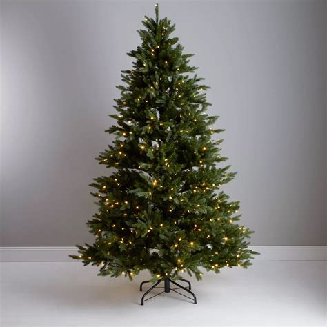 John Lewis Pre-lit Dual Light Christmas Tree, Green, 7.5ft