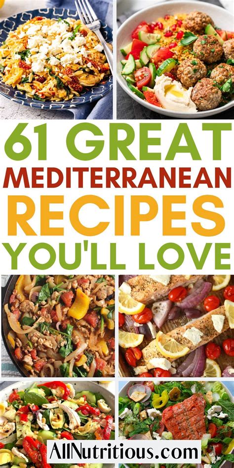 61 Best Mediterranean Recipes You Need To Try | Easy mediterranean diet ...