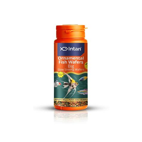 Intan Ornamental Fish Wafers (Big 1.6mm Slow Sinking) | 65gm - Highly ...
