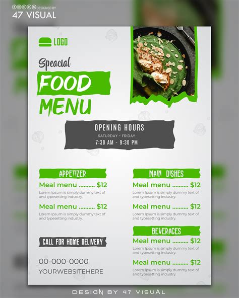 Restaurant Food Menu 的图像结果