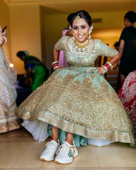 Brides Who Nailed the Quirky Sneakers With Lehenga Look