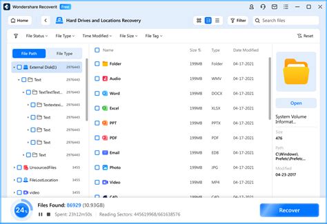Recoverit Free Data Recovery 的图像结果