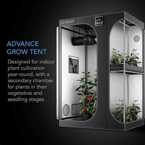 Buy AC Infinity CLOUDLAB 632D 2-in-1 Advance Grow Tent, with Thicker 1 ...