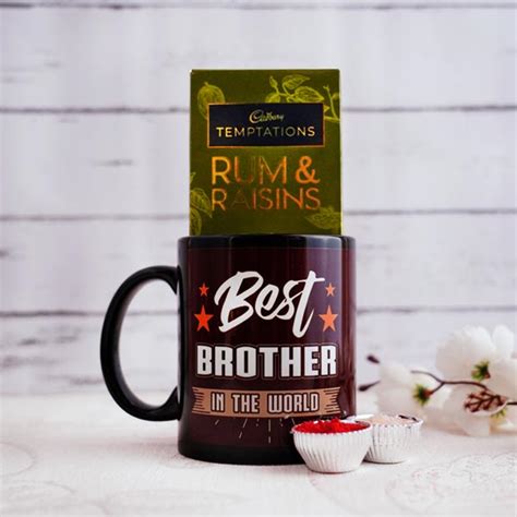 Send Personalized Bhai Duj Mug with Cadbury Temptations Online ...