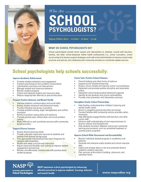 School Psychologist Job Responsibilities - Job Responsibilities