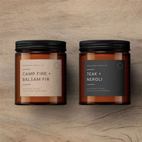 Candle Labels – Custom Printed Stickers for Candle Jars | Kraftix Digital