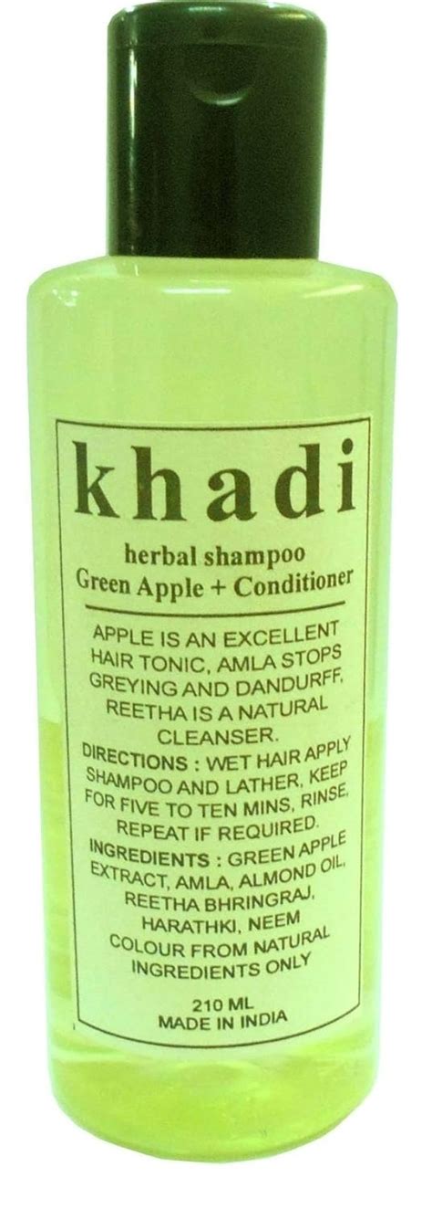 Herbigiri Herbal Green Apple Conditioner + Shampoo 210ml : Amazon.in ...