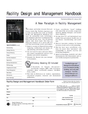 Fillable Online graphicsystems Facility Design and Management Handbook ...